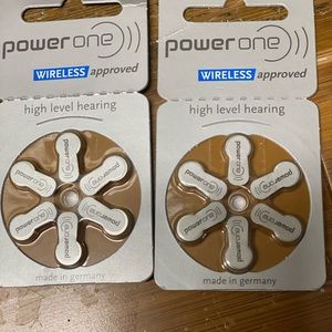 Power One Size 312 MERCURY FREE Hearing Aid Batteries (1Pack (60))